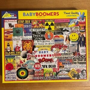 White Mountain Puzzles Baby Boomers 1000 Piece Jigsaw Puzzle Charlie Girard 1460